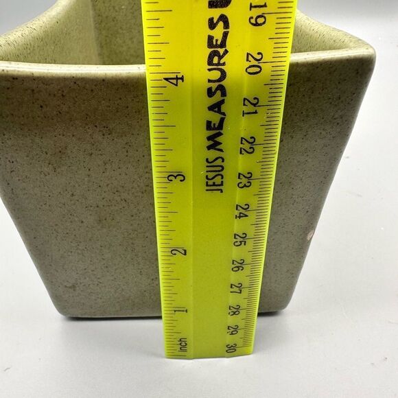 Haeger green vintage ceramic planter vase - Picture 8 of 8